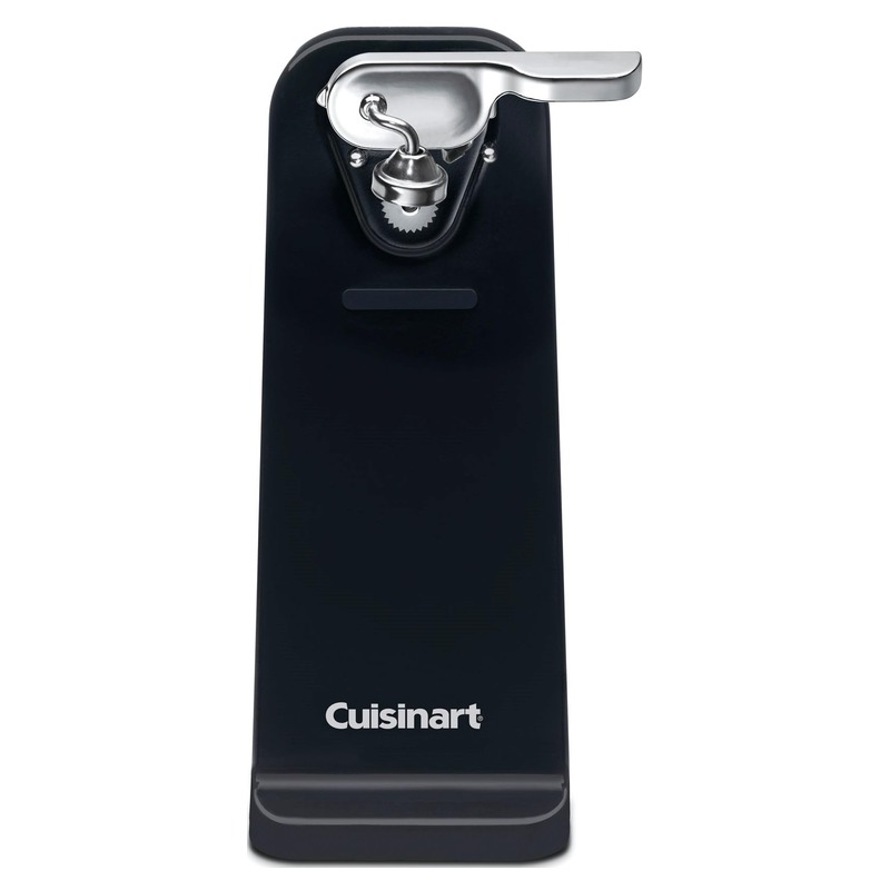 Cuisinart Can Opener with One-Touch Operation, Electric Can Opener for Kitchen Including Magnetic Lid Holder, Automatic Can Opener with Easy Clean Design and Nonslip Base, Black, CCO-50BKN