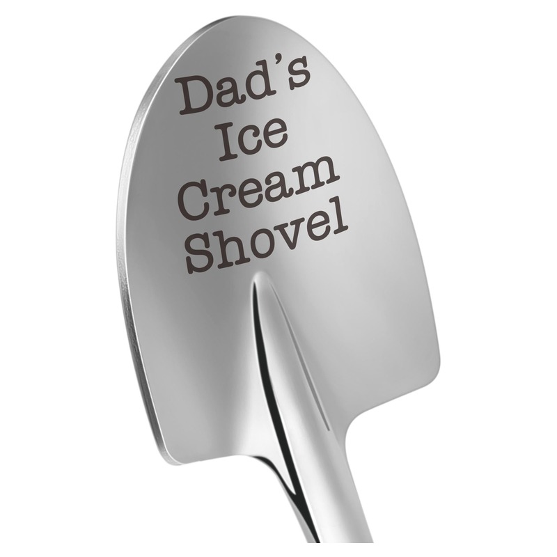 Dad Fathers Day Birthday Gift, from Daughter/Son, Fathers Day for Dad Daddy Grandpa Husband, Funny Dad's Ice Cream Shovel Daddy Father-in-Law Grandfather Valentines Stuffers Easter Basket Essentials