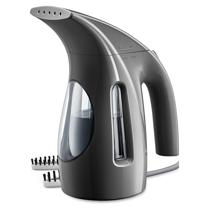 HiLIFE Steamer for Clothes, Portable Handheld Design, 240ml Big Capacity, 700W, Strong Penetrating Steam, Removes Wrinkle, for Home, Office(ONLY FOR 120V)-Black