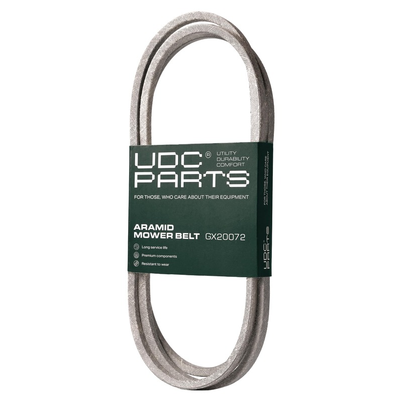 UDC Parts GX20072 Deck Belt Replacement for John Deere 42 Inch D105 D110 E100 LA115 S100 D100 D120 D125 D130 L100 L110 E110 E120 E130 LA100 LA105 LA110 LA120 LA125 LA135 S110 S120 GY20570 / 104 inch