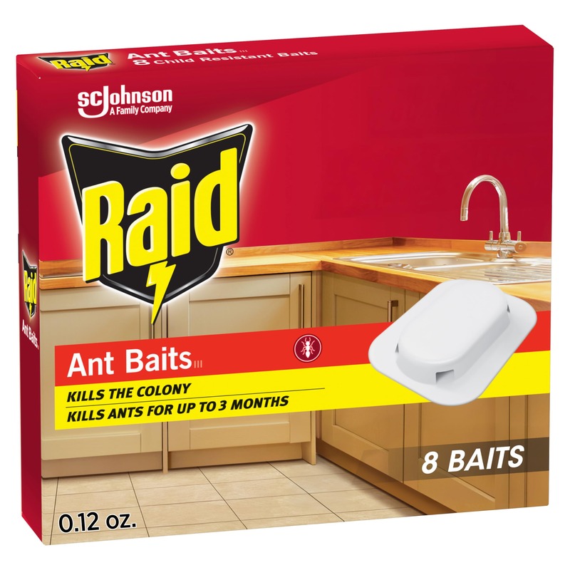 Raid Ant Killer Baits, Child Resistant Bug Killer for Indoor Home Use, 0.24 Oz, 8 Count