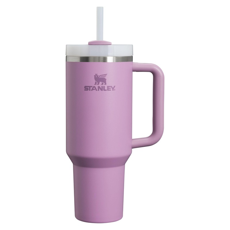 STANLEY Quencher H2.0 Tumbler with Handle and Straw 40 oz | Flowstate 3-Position Lid | Cup Holder Compatible for Travel | Insulated Stainless Steel Cup | BPA-Free | Lilac