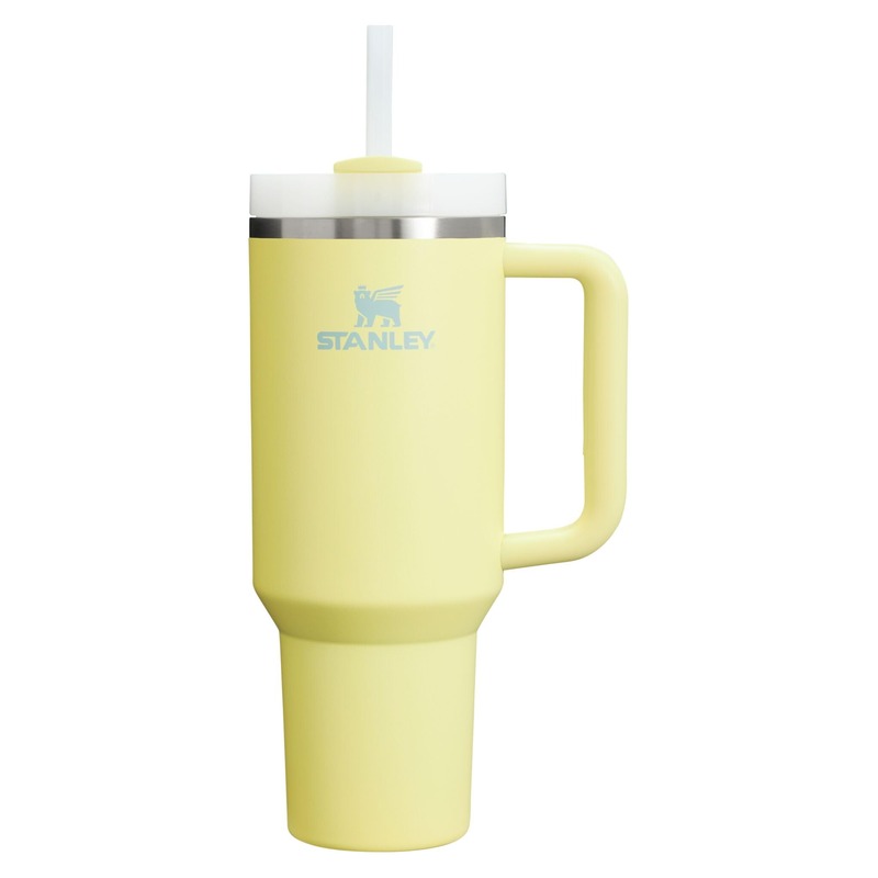 STANLEY Quencher H2.0 Tumbler with Handle and Straw 40 oz | Flowstate 3-Position Lid | Cup Holder Compatible for Travel | Insulated Stainless Steel Cup | BPA-Free | Pomelo