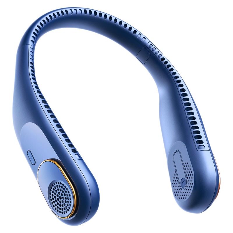 SWEETFULL Portable Neck Fan: 5200mAh Bladeless Personal Fan | 4 Speeds, 20H Max Runtime, No Hair Twist Quiet Wearable Fan for Travel | Birthday Gifts for Men Women Mom Dad